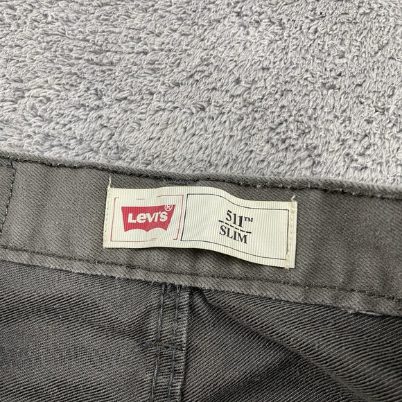 Levis 511 Slim Fit Jeans Boys Youth 14 Reg 27x27 Gray Low Rise - Picture 8 of 14